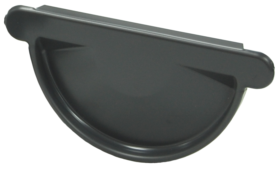 Заглушка торцевая универсальная Grand Line ПЭ 125мм RAL 7024 мокрый асфальт ПрофЛайн, купить Заглушка торцевая универсальная Grand Line ПЭ 125мм RAL 7024 мокрый асфальт в ПрофЛайн