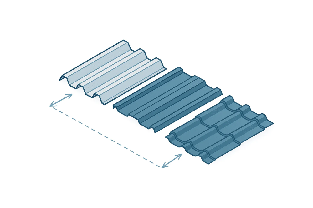 Как подобрать подходящий профнастил для строительства и отделки ПрофЛайн