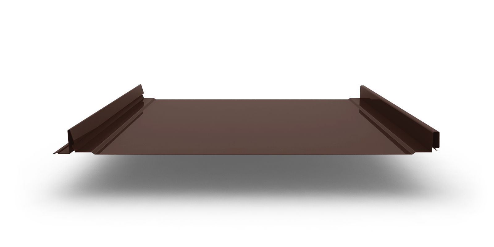 Кликфальц Pro с покрытием Satin®, толщина 0,50 мм, цвет RAL 8017 ПрофЛайн, купить Кликфальц Pro с покрытием Satin®, толщина 0,50 мм, цвет RAL 8017 в ПрофЛайн