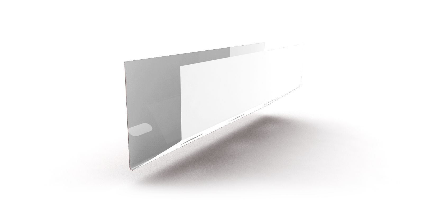 Планка нижняя кассетная с покрытием PVDF, толщина 0,50 мм, цвет RAL 9003 ПрофЛайн, купить Планка нижняя кассетная с покрытием PVDF, толщина 0,50 мм, цвет RAL 9003 в ПрофЛайн