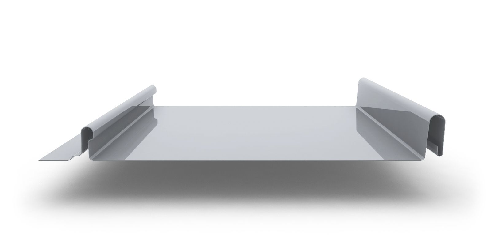 Кликфальц гладкий с покрытием оцинковка, толщина 0,45 мм, цвет цинк ПрофЛайн, купить Кликфальц гладкий с покрытием оцинковка, толщина 0,45 мм, цвет цинк в ПрофЛайн