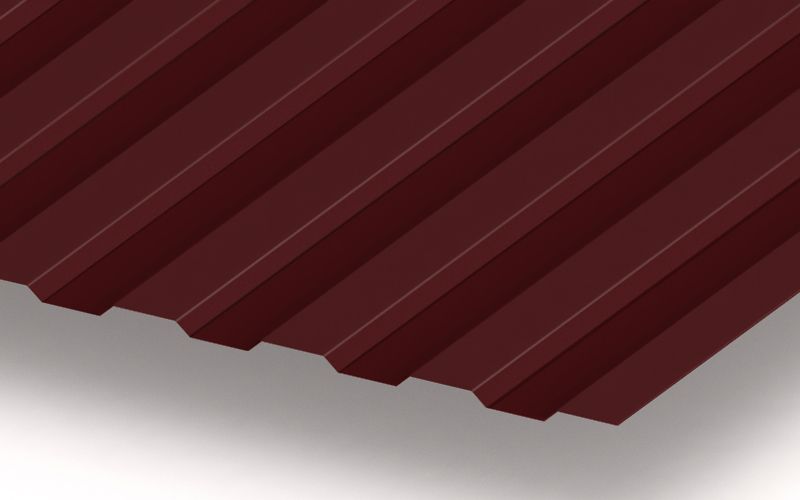Профнастил МП10 с покрытием PURETAN® 0,5 мм, RR 29 Профлайн Профнастил МП10 с покрытием PURETAN® 0,5 мм, RR 29 Профлайн