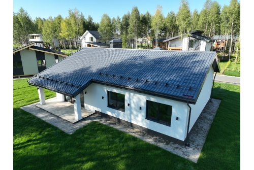 Металлочерепица Классик ("Classic") v01 0,5 Satin RAL 7024 мокрый асфальт ПрофЛайн, купить Металлочерепица Классик ("Classic") v01 0,5 Satin RAL 7024 мокрый асфальт в ПрофЛайн