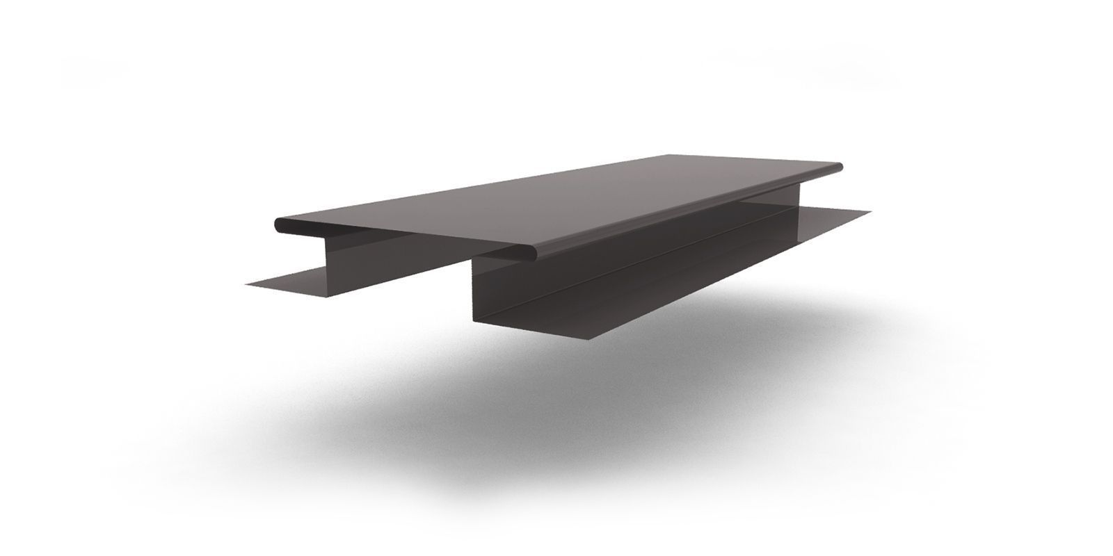 Планка стыковочная сложная с покрытием PVDF, цвет RAL 7005 ПрофЛайн, купить Планка стыковочная сложная с покрытием PVDF, цвет RAL 7005 в ПрофЛайн