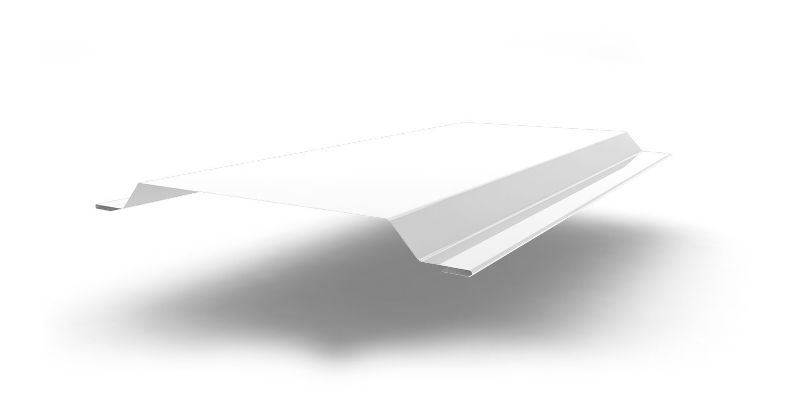 Планка вертикального стыка сэндвич-панелей с покрытием Полиэстер, цвет RAL 9003 ПрофЛайн, купить Планка вертикального стыка сэндвич-панелей с покрытием Полиэстер, цвет RAL 9003 в ПрофЛайн