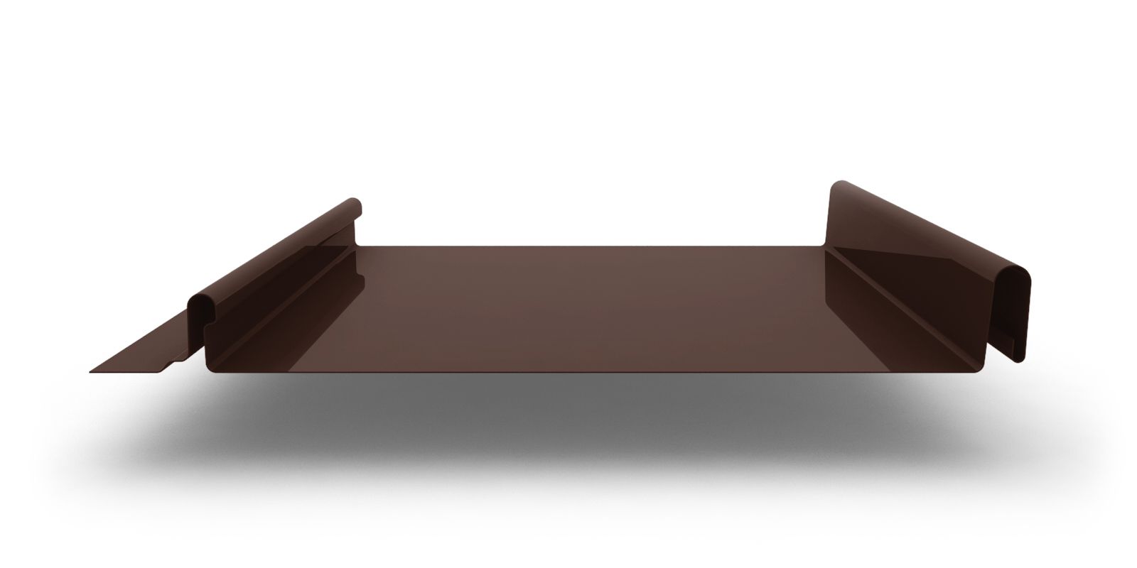 Кликфальц Mini с покрытием Satin®, толщина 0,50 мм, цвет RAL 8017 ПрофЛайн, купить Кликфальц Mini с покрытием Satin®, толщина 0,50 мм, цвет RAL 8017 в ПрофЛайн