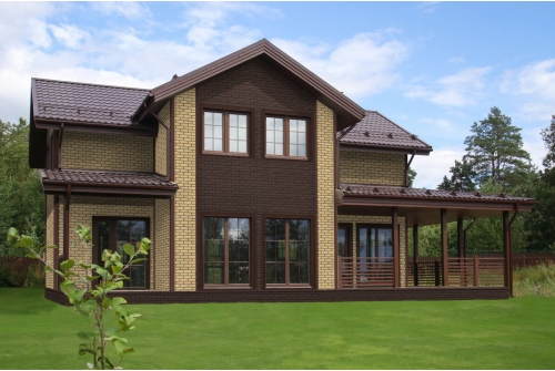 Металлочерепица Классик ("Classic") v02 0,5 Satin RAL 8017 шоколад ПрофЛайн, купить Металлочерепица Классик ("Classic") v02 0,5 Satin RAL 8017 шоколад в ПрофЛайн