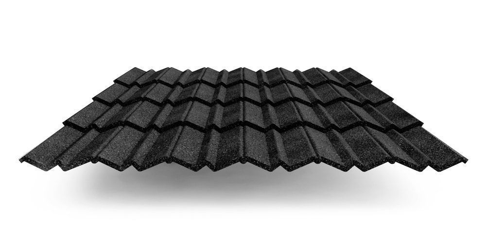 Композитная черепица Metrotile MetroClassic, цвет чёрный ПрофЛайн, купить Композитная черепица Metrotile MetroClassic, цвет чёрный в ПрофЛайн