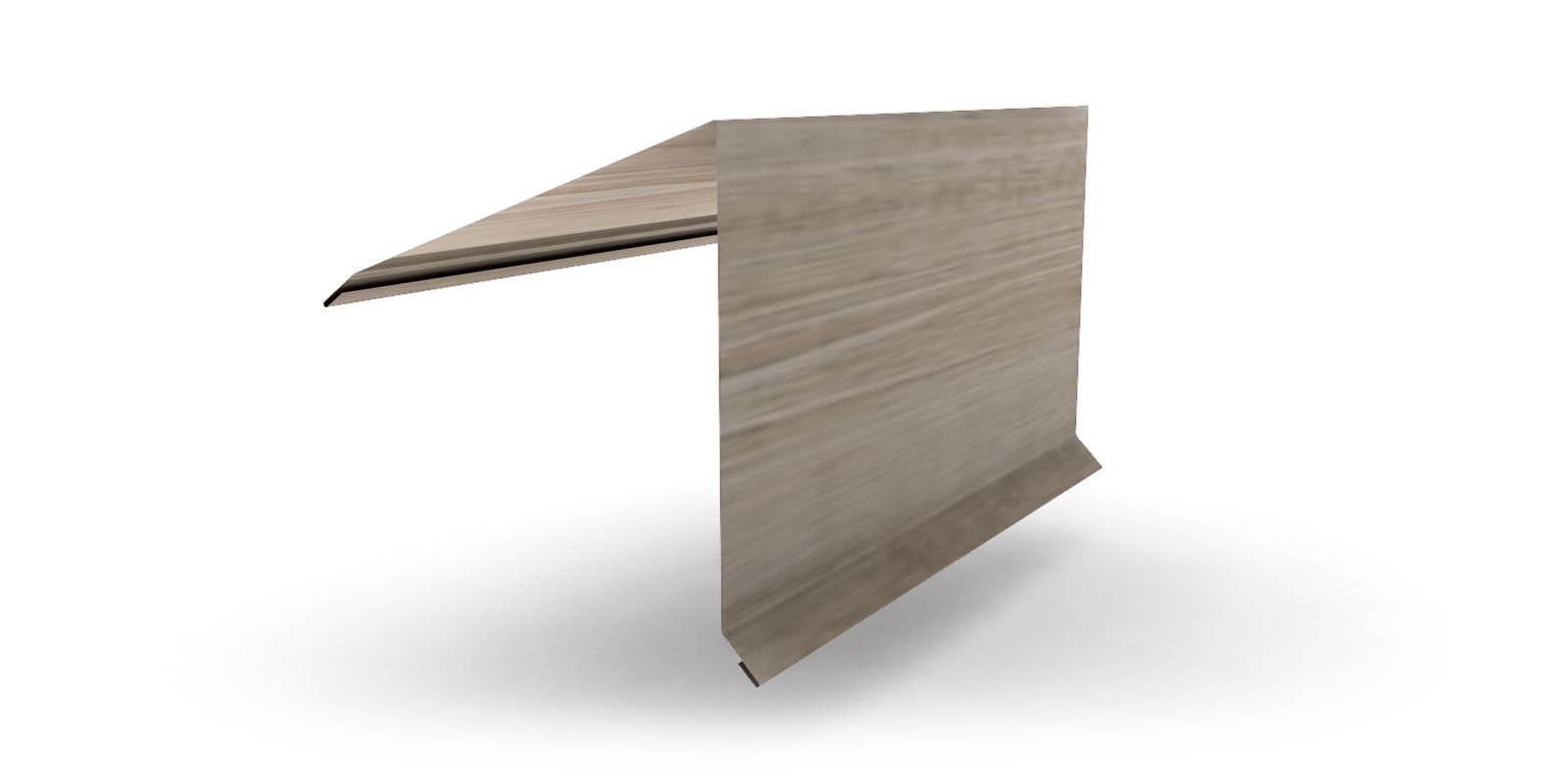 Планка конька односкатной кровли с покрытием Colority® Print, цвет беленый дуб ПрофЛайн, купить Планка конька односкатной кровли с покрытием Colority® Print, цвет беленый дуб в ПрофЛайн