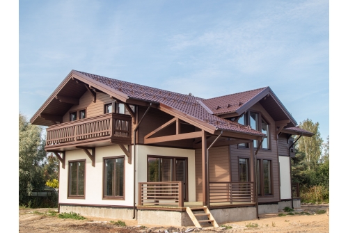 Металлочерепица Классик ("Classic") v01 0,5 Satin RAL 8017 шоколад ПрофЛайн, купить Металлочерепица Классик ("Classic") v01 0,5 Satin RAL 8017 шоколад в ПрофЛайн