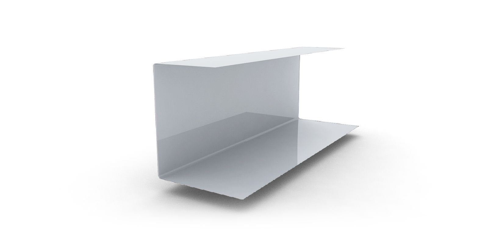 Планка (правая/левая) кассетная с покрытием оцинковка, толщина 0,45 мм, цвет цинк ПрофЛайн, купить Планка (правая/левая) кассетная с покрытием оцинковка, толщина 0,45 мм, цвет цинк в ПрофЛайн