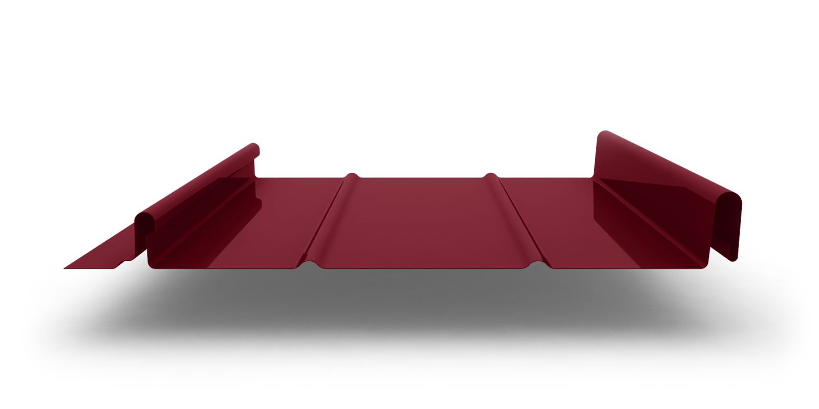 Кликфальц Line с покрытием Полиэстер, толщина 0,70 мм, цвет RAL 3011 ПрофЛайн, купить Кликфальц Line с покрытием Полиэстер, толщина 0,70 мм, цвет RAL 3011 в ПрофЛайн