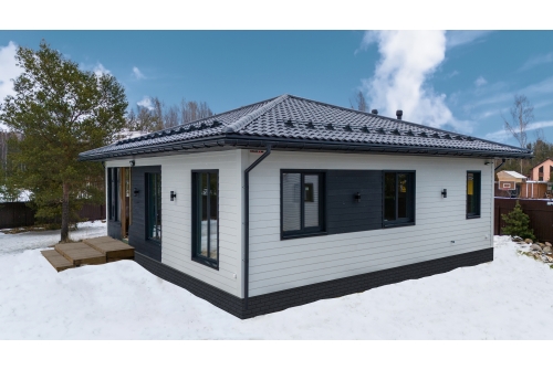 Металлочерепица "Кредо" ("Kredo") v01 0,5 Satin RAL 7016 антрацитово-серый ПрофЛайн, купить Металлочерепица "Кредо" ("Kredo") v01 0,5 Satin RAL 7016 антрацитово-серый в ПрофЛайн