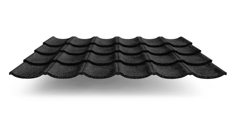 Композитная черепица Metrotile MetroBond, цвет чёрный ПрофЛайн, купить Композитная черепица Metrotile MetroBond, цвет чёрный в ПрофЛайн