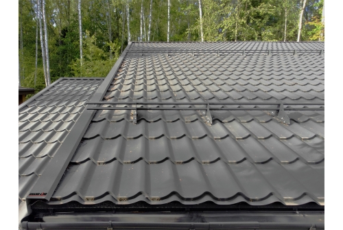 Металлочерепица Классик ("Classic") v01 0,5 Drap TX RAL 7016 антрацитово-серый ПрофЛайн, купить Металлочерепица Классик ("Classic") v01 0,5 Drap TX RAL 7016 антрацитово-серый в ПрофЛайн