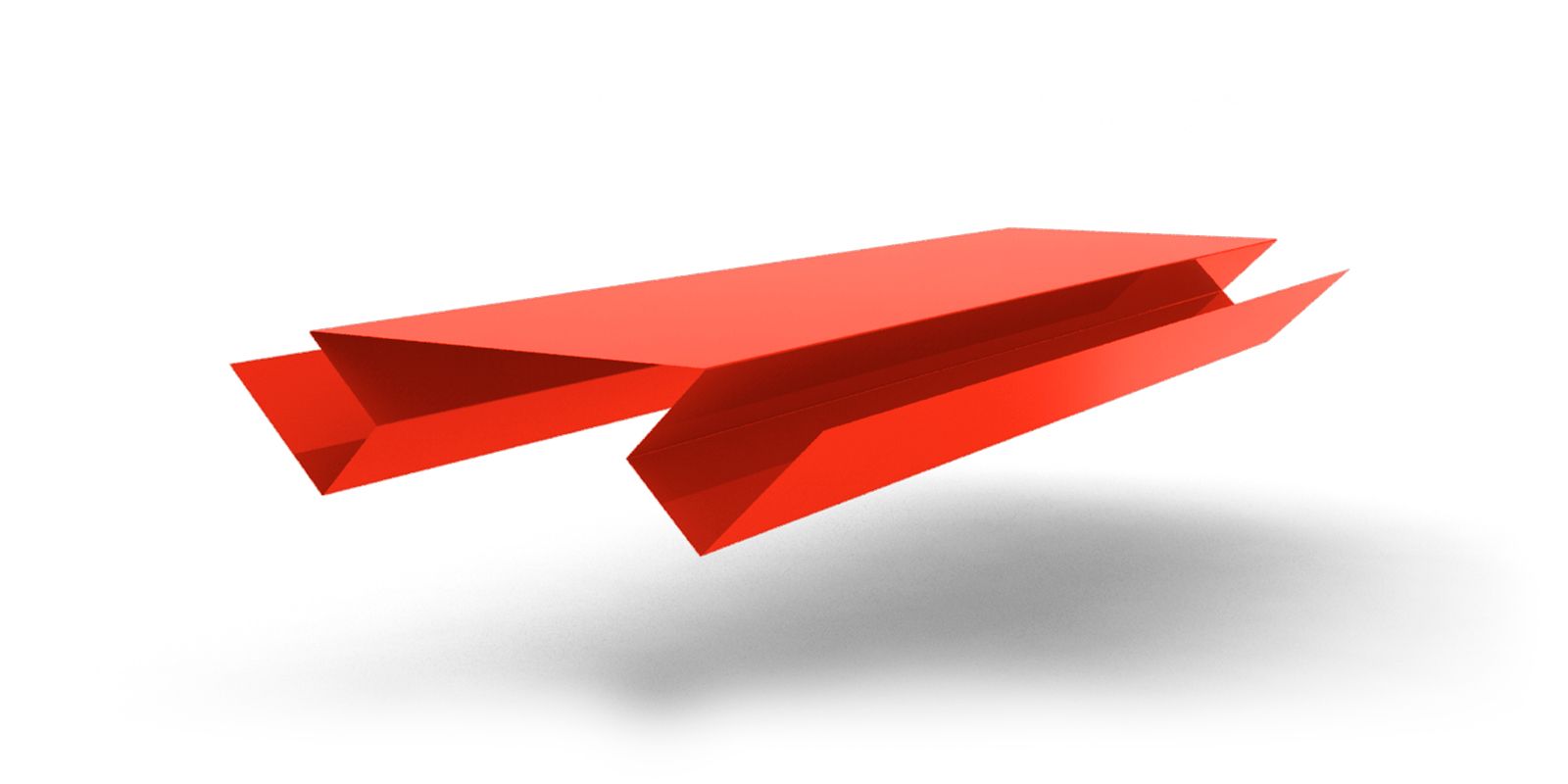 Планка угла внутреннего сложного с покрытием Полиэстер, цвет RAL 2008 ПрофЛайн, купить Планка угла внутреннего сложного с покрытием Полиэстер, цвет RAL 2008 в ПрофЛайн