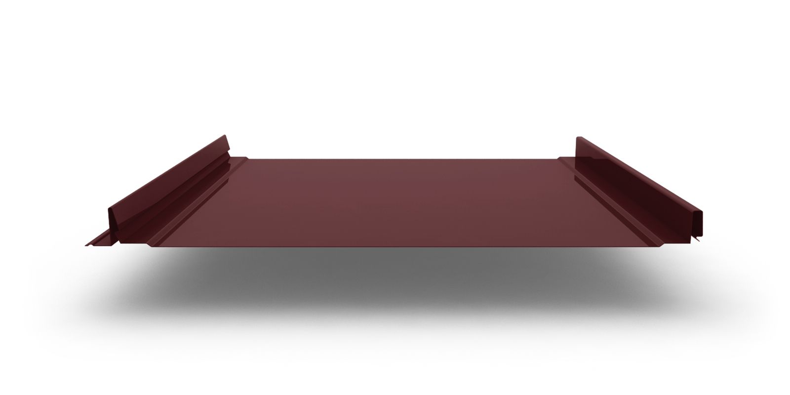 Кликфальц Pro с покрытием Полиэстер, толщина 0,45 мм, цвет RAL 3009 ПрофЛайн, купить Кликфальц Pro с покрытием Полиэстер, толщина 0,45 мм, цвет RAL 3009 в ПрофЛайн