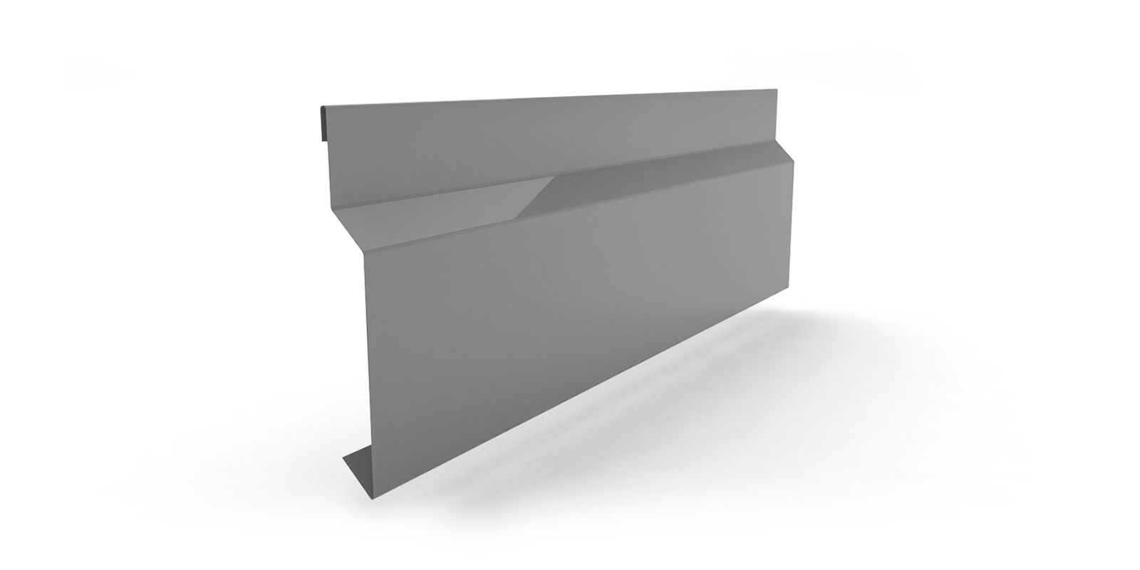 Планка отлива цокольного для сэндвич-панелей с покрытием Полиэстер, цвет RAL 7004 ПрофЛайн, купить Планка отлива цокольного для сэндвич-панелей с покрытием Полиэстер, цвет RAL 7004 в ПрофЛайн