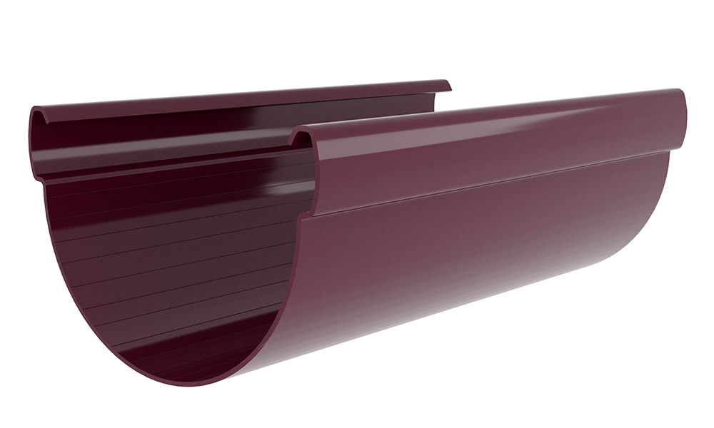 Желоб Дизайн 135мм ПВХ 3м RAL 3005 бордо ПрофЛайн, купить Желоб Дизайн 135мм ПВХ 3м RAL 3005 бордо в ПрофЛайн