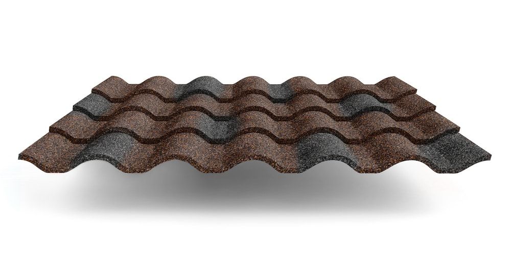 Композитная черепица Metrotile Romana, цвет кофейно-серый ПрофЛайн, купить Композитная черепица Metrotile Romana, цвет кофейно-серый в ПрофЛайн