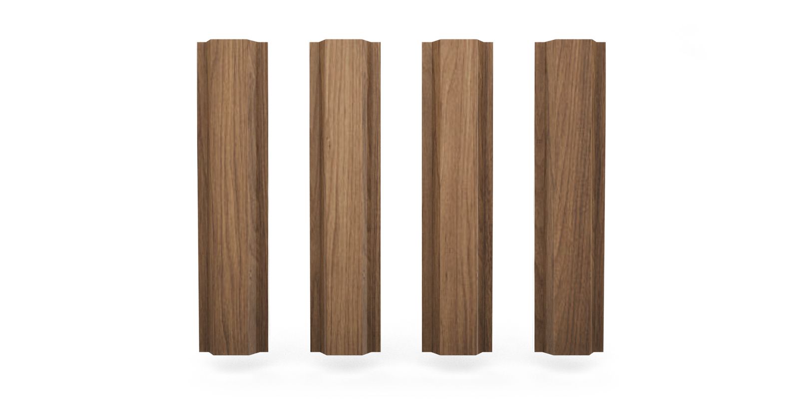 Штакетник металлический П-образный, цвет золотой дуб, длина 1,6 м, ширина 94 мм, односторонняя окраска ПрофЛайн, купить Штакетник металлический П-образный, цвет золотой дуб, длина 1,6 м, ширина 94 мм, односторонняя окраска в ПрофЛайн