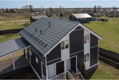 Металлочерепица Классик ("Classic") v01 0,5 Satin RAL 7024 мокрый асфальт ПрофЛайн, купить Металлочерепица Классик ("Classic") v01 0,5 Satin RAL 7024 мокрый асфальт в ПрофЛайн