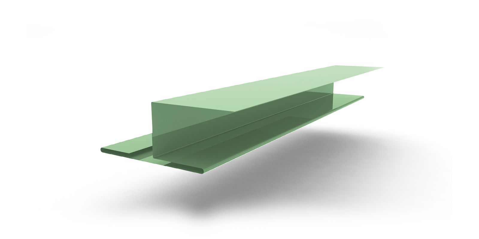 Планка стыковочная универсальная 50х25х3000 с покрытием Полиэстер, цвет RAL 6019 ПрофЛайн, купить Планка стыковочная универсальная 50х25х3000 с покрытием Полиэстер, цвет RAL 6019 в ПрофЛайн