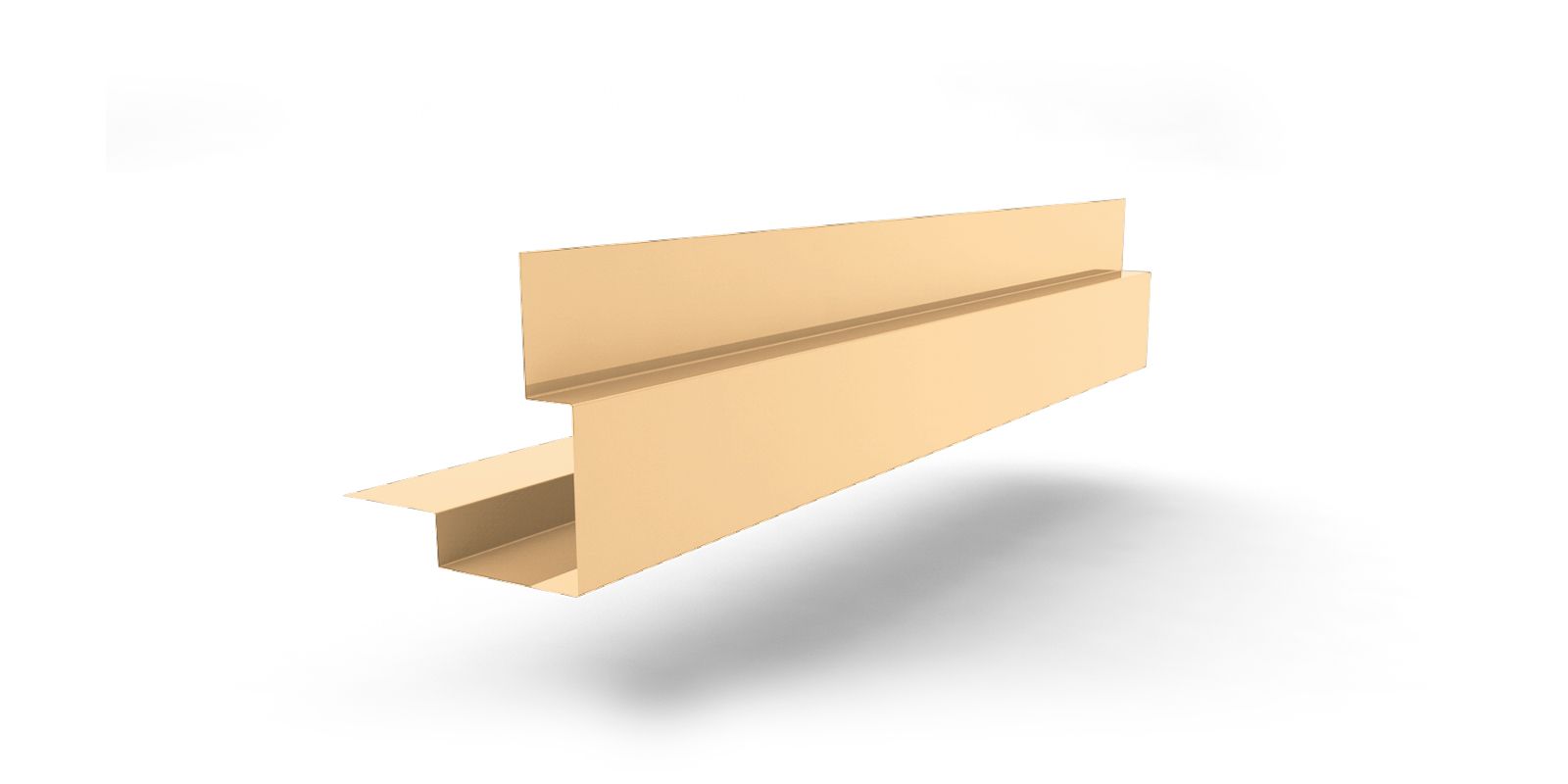 Планка угла наружного линеарного 75х75х3000 с покрытием Полиэстер, цвет RAL 1014 ПрофЛайн, купить Планка угла наружного линеарного 75х75х3000 с покрытием Полиэстер, цвет RAL 1014 в ПрофЛайн