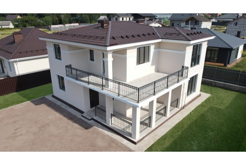 Металлочерепица Классик ("Classic") v02 0,5 Satin RAL 8017 шоколад ПрофЛайн, купить Металлочерепица Классик ("Classic") v02 0,5 Satin RAL 8017 шоколад в ПрофЛайн