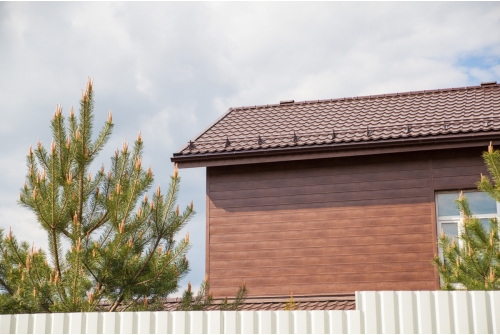 Металлочерепица Классик ("Classic") v02 0,5 Satin RAL 8017 шоколад ПрофЛайн, купить Металлочерепица Классик ("Classic") v02 0,5 Satin RAL 8017 шоколад в ПрофЛайн