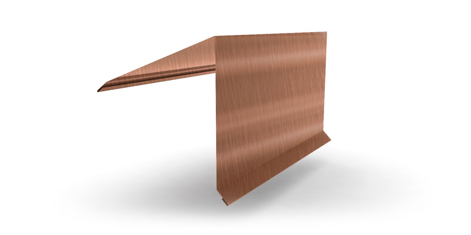 Планка конька односкатной кровли с покрытием AGNETA®, цвет Agneta ПрофЛайн, купить Планка конька односкатной кровли с покрытием AGNETA®, цвет Agneta в ПрофЛайн