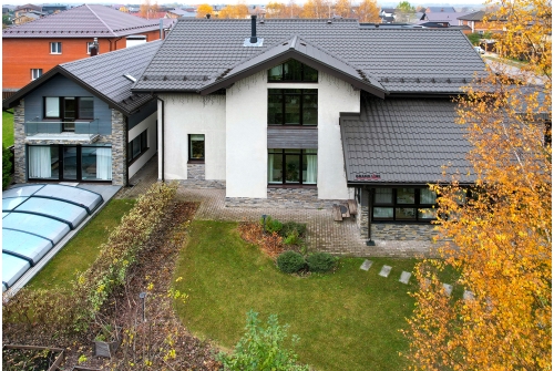 Металлочерепица "Кредо" ("Kredo") v01 0,5 PurPro Matt 275 RR 32 темно-коричневый ПрофЛайн, купить Металлочерепица "Кредо" ("Kredo") v01 0,5 PurPro Matt 275 RR 32 темно-коричневый в ПрофЛайн