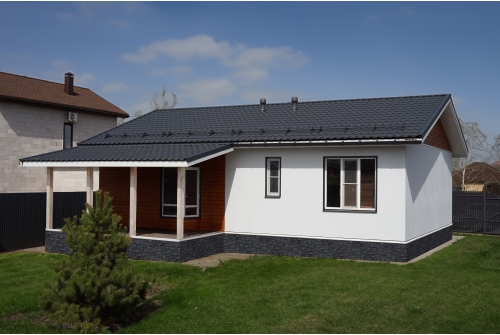 Металлочерепица "Квинта плюс" ("Kvinta plus") 0,5 PurLite Matt RAL 7024 мокрый асфальт ПрофЛайн, купить Металлочерепица "Квинта плюс" ("Kvinta plus") 0,5 PurLite Matt RAL 7024 мокрый асфальт в ПрофЛайн