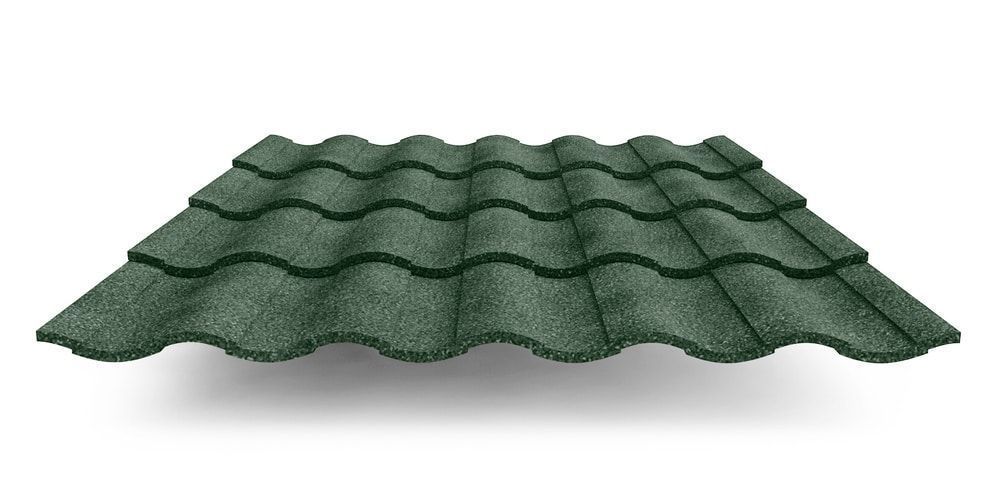 Композитная черепица Metrotile MetroRoman, цвет зеленый ПрофЛайн, купить Композитная черепица Metrotile MetroRoman, цвет зеленый в ПрофЛайн