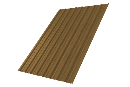 Профнастил С10A Grand Line 0,45 Print Elite Honey Wood TwinColor Профлайн