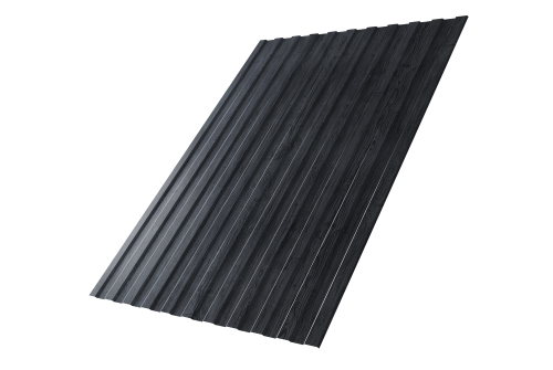 Профнастил С8A v02 Grand Line 0,45 Print Premium Grey Wood TwinColor Профлайн