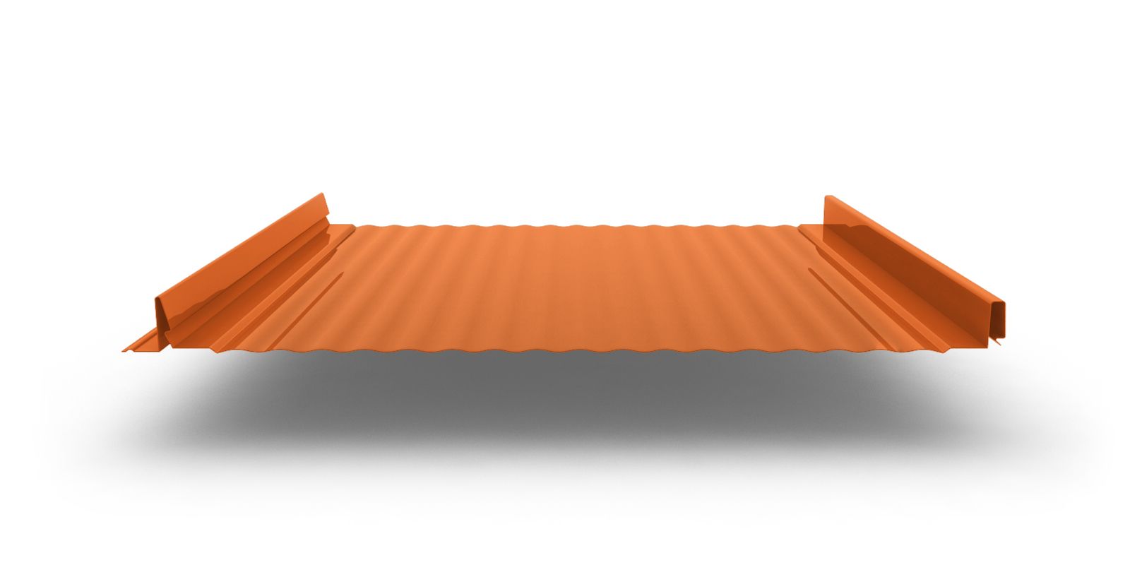 Кликфальц Pro Gofr с покрытием Полиэстер, толщина 0,45 мм, цвет RAL 2004 ПрофЛайн, купить Кликфальц Pro Gofr с покрытием Полиэстер, толщина 0,45 мм, цвет RAL 2004 в ПрофЛайн