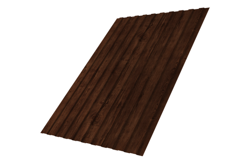 Профнастил С8B v01 Grand Line 0,45 Print Elite Cherry Wood TwinColor Профлайн