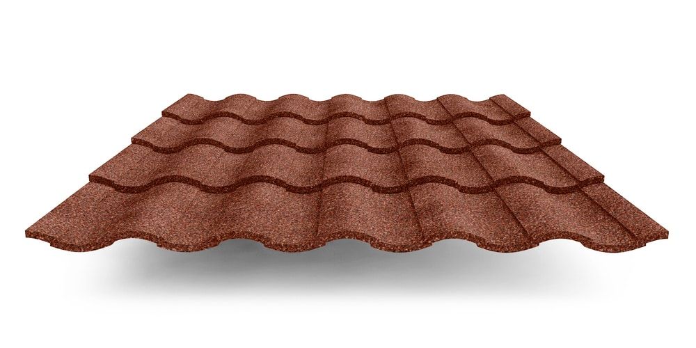 Композитная черепица Metrotile MetroRoman, цвет скарлет ПрофЛайн, купить Композитная черепица Metrotile MetroRoman, цвет скарлет в ПрофЛайн