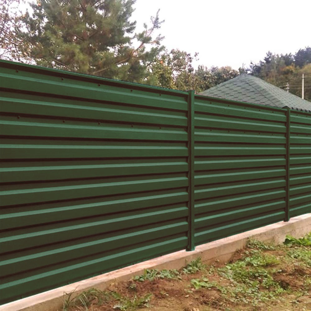 Профнастил Металл Профиль МП-35 0,7 Полиэстер RAL 6005 Зеленый мох Профлайн