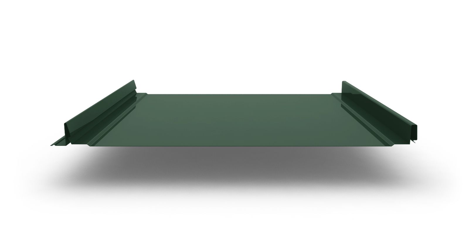 Кликфальц Pro с покрытием Полиэстер, толщина 0,45 мм, цвет RAL 6005 ПрофЛайн, купить Кликфальц Pro с покрытием Полиэстер, толщина 0,45 мм, цвет RAL 6005 в ПрофЛайн