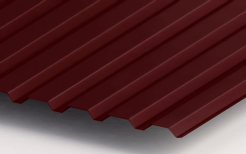Профнастил МП20 с покрытием GreenCoat® Pural® 0,5 мм, RR 29 Профлайн Профнастил МП20 с покрытием GreenCoat® Pural® 0,5 мм, RR 29 Профлайн