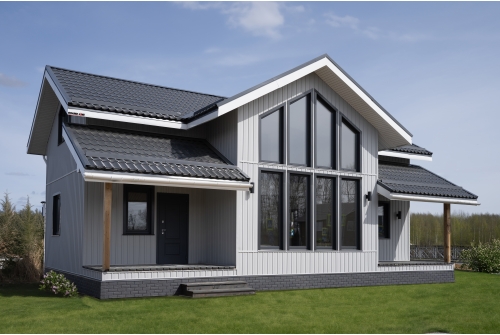 Металлочерепица Классик ("Classic") v01 0,5 Satin RAL 7024 мокрый асфальт ПрофЛайн, купить Металлочерепица Классик ("Classic") v01 0,5 Satin RAL 7024 мокрый асфальт в ПрофЛайн