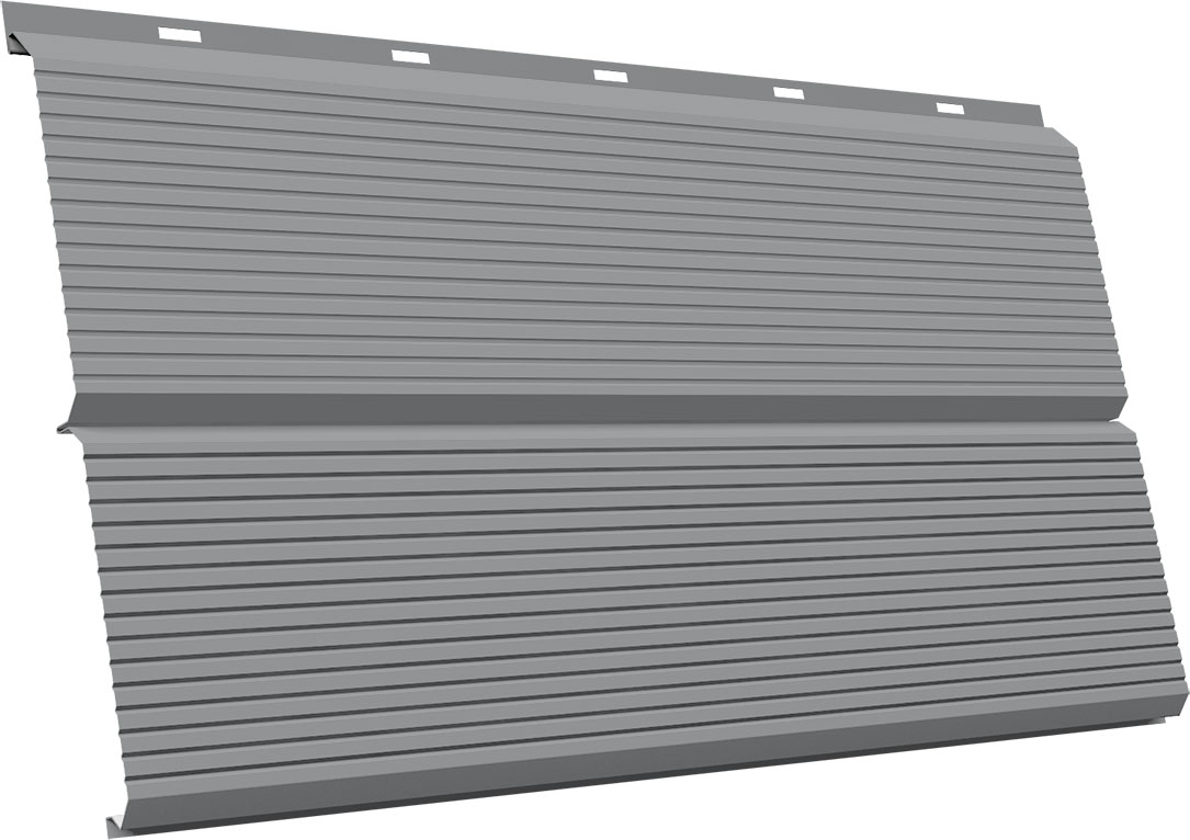 ЭкоБрус Гофр 0,5 Сатин с пленкой RAL 7004 сигнальный серый ПрофЛайн, купить ЭкоБрус Гофр 0,5 Сатин с пленкой RAL 7004 сигнальный серый в ПрофЛайн