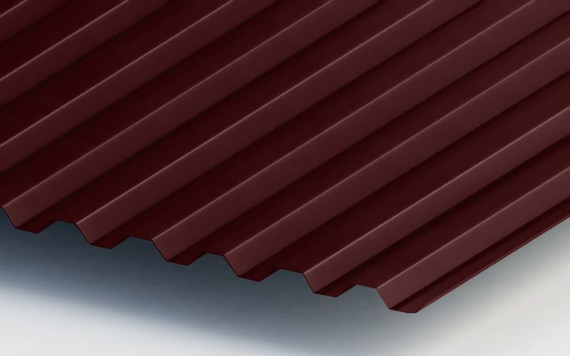 Профнастил С21 с покрытием GreenCoat® Pural® 0,5 мм, RR 29 Профлайн Профнастил С21 с покрытием GreenCoat® Pural® 0,5 мм, RR 29 Профлайн
