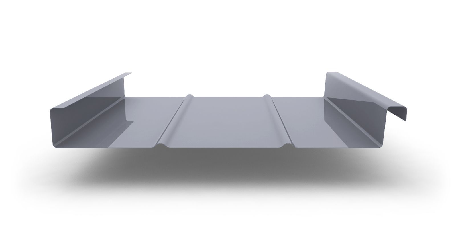 Двойной стоячий фальц Line с покрытием Полиэстер, толщина 0,70 мм, цвет RAL 9006 ПрофЛайн, купить Двойной стоячий фальц Line с покрытием Полиэстер, толщина 0,70 мм, цвет RAL 9006 в ПрофЛайн