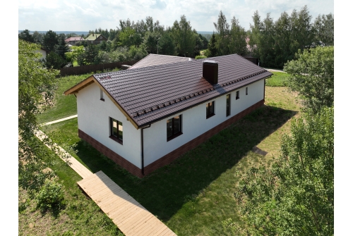 Металлочерепица Классик ("Classic") v02 0,5 Satin RAL 8017 шоколад ПрофЛайн, купить Металлочерепица Классик ("Classic") v02 0,5 Satin RAL 8017 шоколад в ПрофЛайн