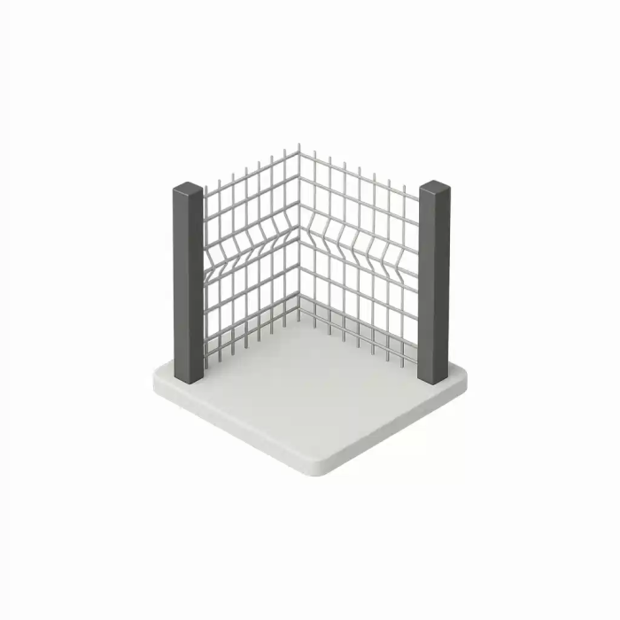 Установка заборов из сварной 2d сетки, 3d сетки ПрофЛайн Установка заборов из сварной 2d сетки, 3d сетки ПрофЛайн