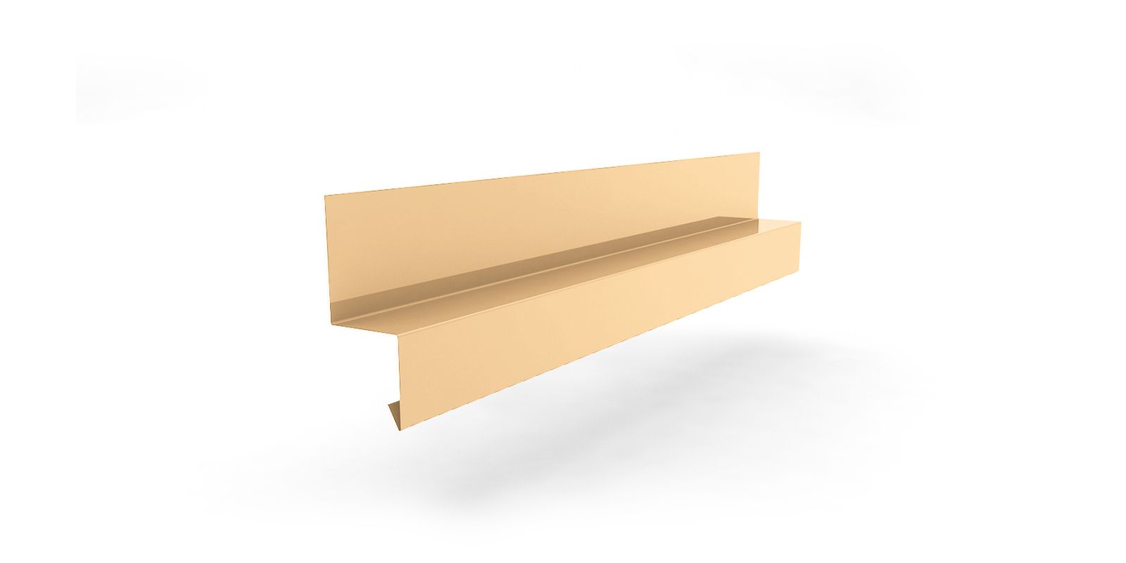 Планка вертикального стыка 30х30х3000 с покрытием PVDF, цвет RAL 1014 ПрофЛайн, купить Планка вертикального стыка 30х30х3000 с покрытием PVDF, цвет RAL 1014 в ПрофЛайн