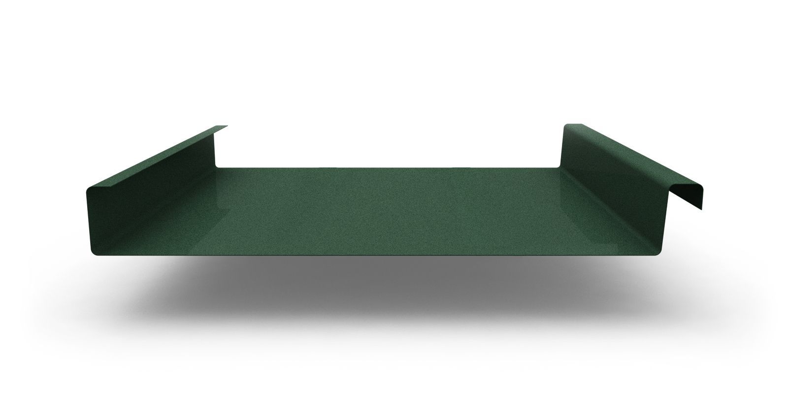 Двойной стоячий фальц гладкий с покрытием VikingMP®E, толщина 0,50 мм, цвет RAL 6005 ПрофЛайн, купить Двойной стоячий фальц гладкий с покрытием VikingMP®E, толщина 0,50 мм, цвет RAL 6005 в ПрофЛайн